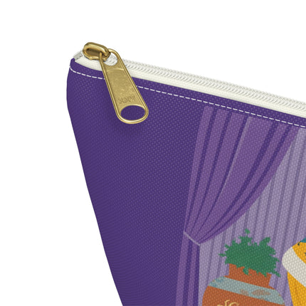 Golden Robe Cosmetic Bag – Elegant Drama & Timeless Sophistication