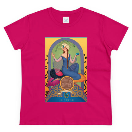 December & Tanzanite (from the Gem Series) by Sofia Chiostri Women's Midweight Cotton Tee