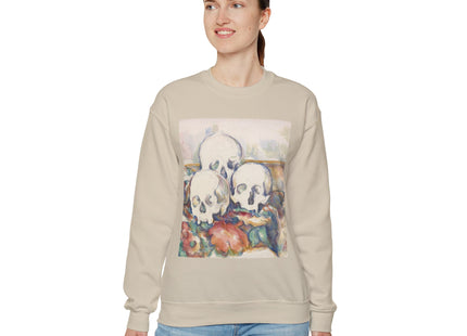 The Three Skulls by Paul Cézanne Unisex Heavy Blend™ Crewneck Sweatshirt