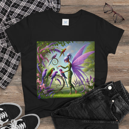 Lavender-Winged Fairy Cotton Tee