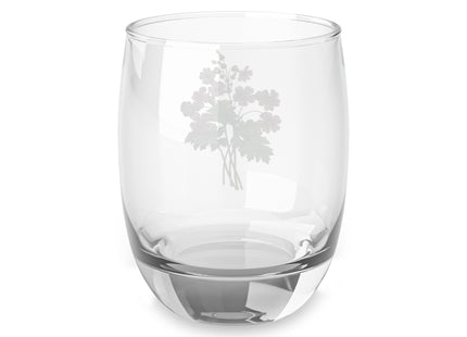 Chinese Primrose botanical illustration by Pierre-Joseph Redouté Whiskey Glass