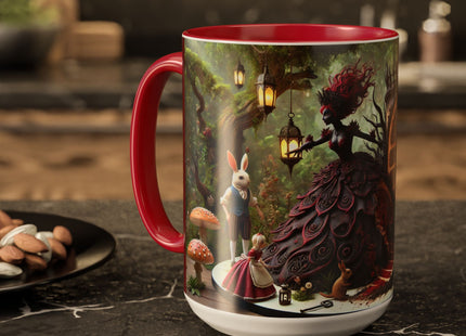 Malice in Wonderland – Gothic Halloween Colorful Mugs (11oz, 15oz)