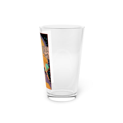 November & Topaz Zodiac Acrylic Pint Glass