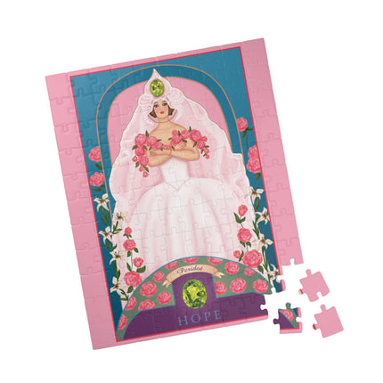 August & Peridot (from the Gem Series) by Sofia Chiostri Puzzle (110, 252, 500-Piece)