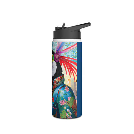 Cyber Toucan Chic Stainless Steel Water Bottle