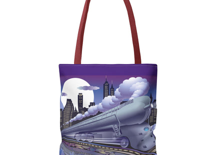 The Art Deco Bullet Train Tote Bag (AOP)