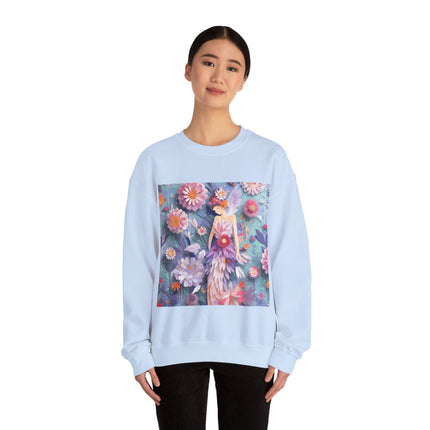Aster Fairy Unisex Heavy Blend™ Crewneck Sweatshirt