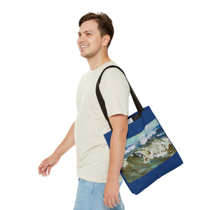 The Wave by Karl Hagemeister Tote Bag (AOP)