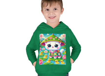 Lily Pond Stroll Toddler Pullover Fleece Hoodie