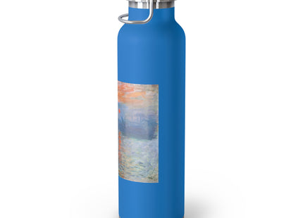 Sunrise by Claude Monet Copper Vacuum Insulated Bottle, 22oz