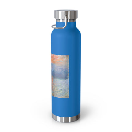 Sunrise by Claude Monet Copper Vacuum Insulated Bottle, 22oz