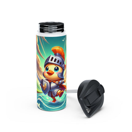 Valiant Duck Stainless Steel Water Bottle, Standard Lid