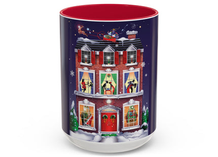 A Christmas Eve Celebration Colorful Mugs (11oz, 15oz)
