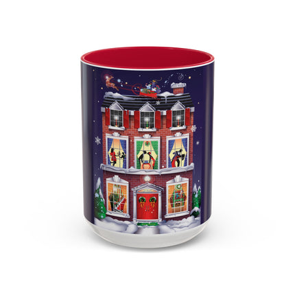 A Christmas Eve Celebration Colorful Mugs (11oz, 15oz)