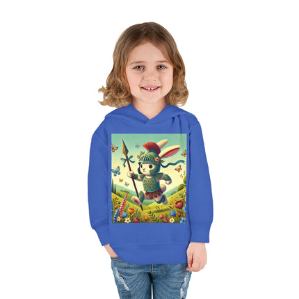 Rabbit Gladiator Toddler Pullover Fleece Hoodie