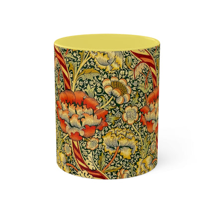 Chintz the Wandle Design by William Morris Colorful Mugs, 11oz