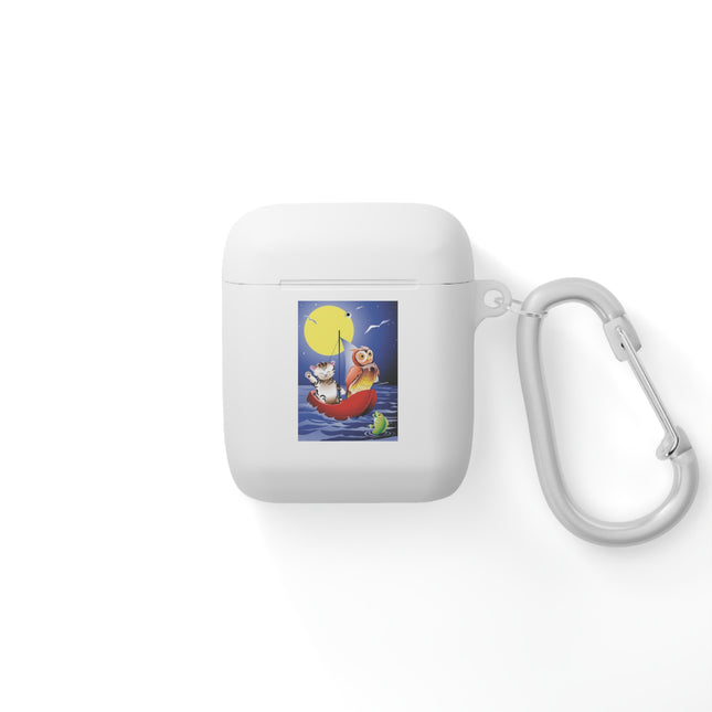 Moonlit Voyage – Owl and Pussycat Adventure AirPods Case
