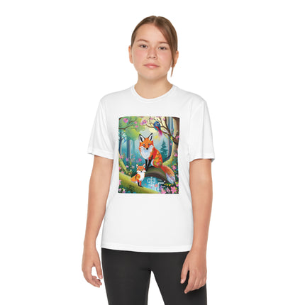 Mischievous Fox Youth Competitor Tee – Forest Fun & Whimsical Adventure