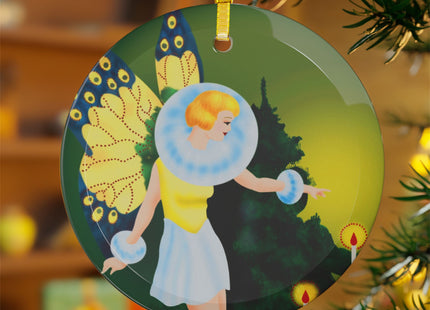 The Enchanted Encounter Glass Ornament