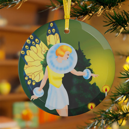 The Enchanted Encounter Glass Ornament