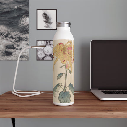 Keika Hyakugiku, Pl.11 by Keika Hasegawa Slim Water Bottle