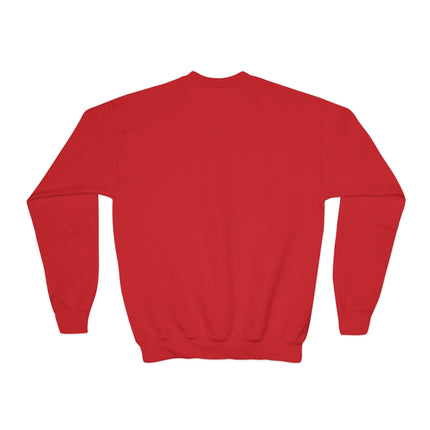 Tibetan Dragon in Battle Youth Crewneck Sweatshirt – Power, Motion & Mythic Adventure