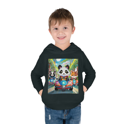 Bumper Car Bonanza Toddler Pullover Fleece Hoodie