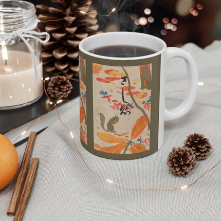 Book Illustration by Hashiguchi Goyō Ceramic Mug 11oz