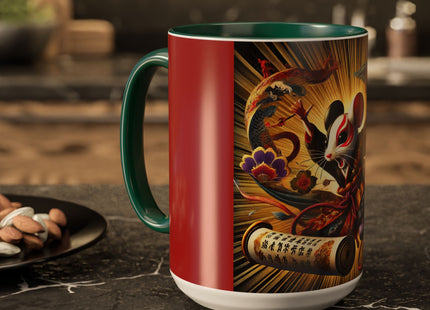 Theatrical Mouse on a Mission Colorful Mugs (11oz, 15oz)