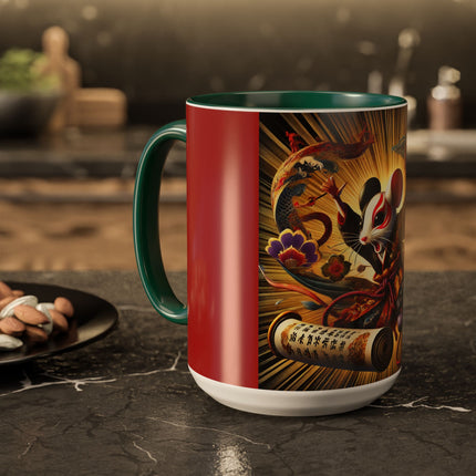 Theatrical Mouse on a Mission Colorful Mugs (11oz, 15oz)