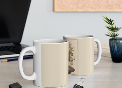 Flowers in Vase by Herman Henstenburgh Ceramic Mug 11oz