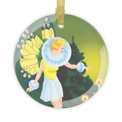 The Enchanted Encounter Glass Ornament