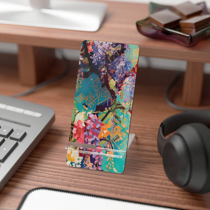 Golden Wisteria Symphony Mobile Display Stand for Smartphones