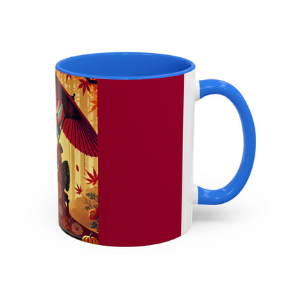 Theatrical Harvest Rabbit Colorful Mugs (11oz, 15oz)