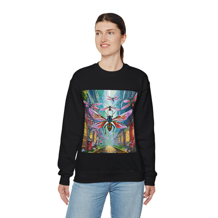 Neon Swarm Unisex Heavy Blend™ Crewneck Sweatshirt