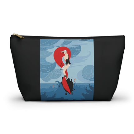 Siren of the Waves Cosmetic Bag – Dramatic Sea Power & Bold Elegance