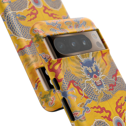 Majestic Dragon Regalia – Imperial 12-Symbol Robe Phone Cases