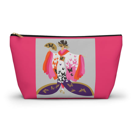 Butterfly Kimono Cosmetic Bag – Elegant Japanese Fantasy & Whimsical Grace