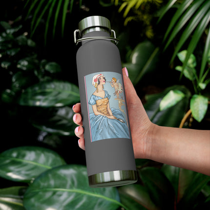 The Enchanting Painter: A Fairy's Artistic Touch Copper Vacuum Insulated Bottle, 22oz