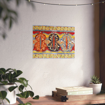 Reproduction of the Shield Frieze by Emile Gilliéron Premium Matte Horizontal Posters