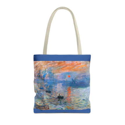 Sunrise by Claude Monet Tote Bag (AOP)