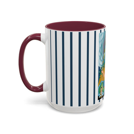 Art Deco Christmas Elegance Colorful Mugs (11oz, 15oz)