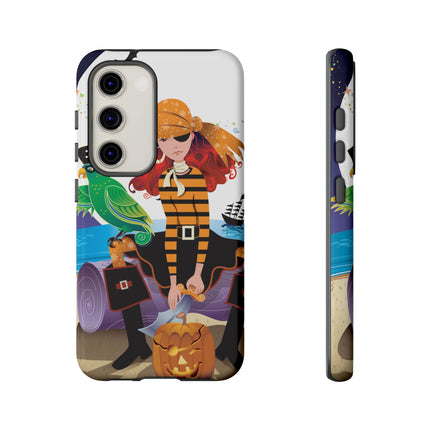 Moonlit Pirate Halloween Phone Cases