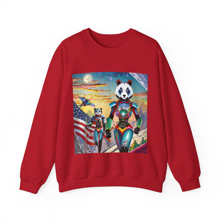 Cyber Punk Robots Unisex Heavy Blend™ Crewneck Sweatshirt