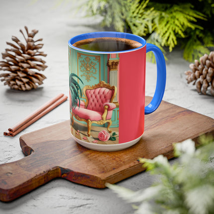 The Salon Rooster Colorful Mugs (11oz, 15oz)