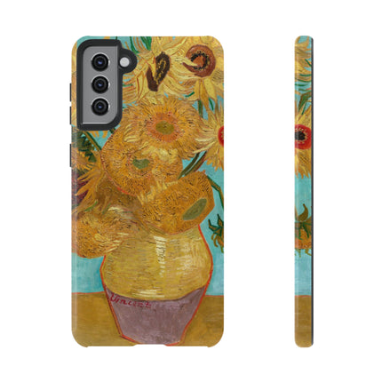 Vase with Twelve Sunflowers by Vincent Van Gogh Phone Cases