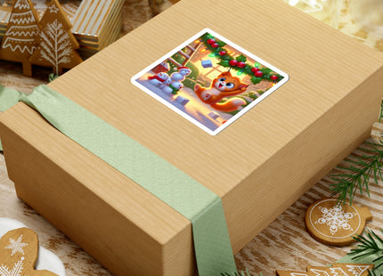 Naughty or Nice Kitten Kiss-Cut Stickers (4 Sizes)