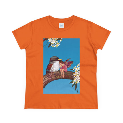 Magnolia Fairy and the Woodland Bird Cotton Tee