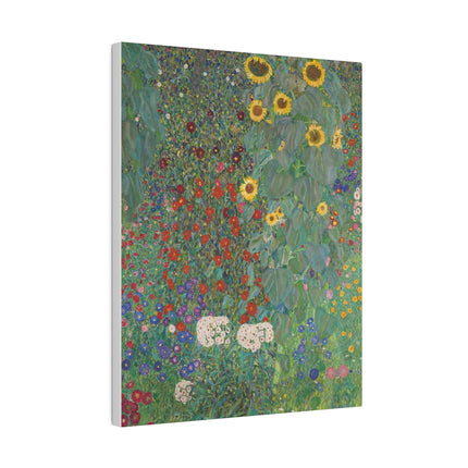 Farm Garden with Sunflowers by Gustav Klimt Matte Canvas, Stretched, 0.75"