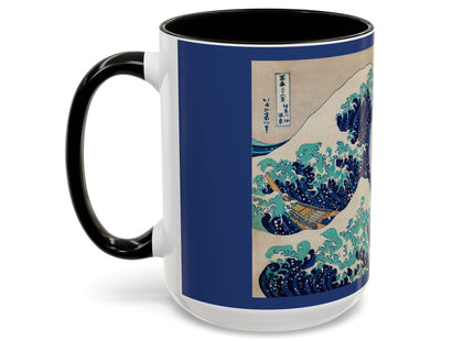 The Great Wave off Kanagawa by Katsushika Hokusai Colorful Mugs (11oz, 15oz)